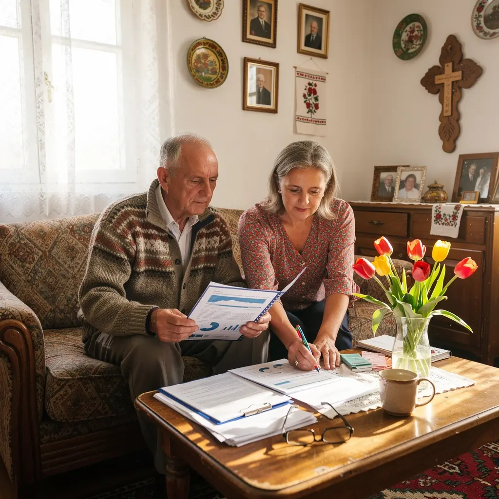 Családias pénzügyi költségvetés készítése egy laptopon
