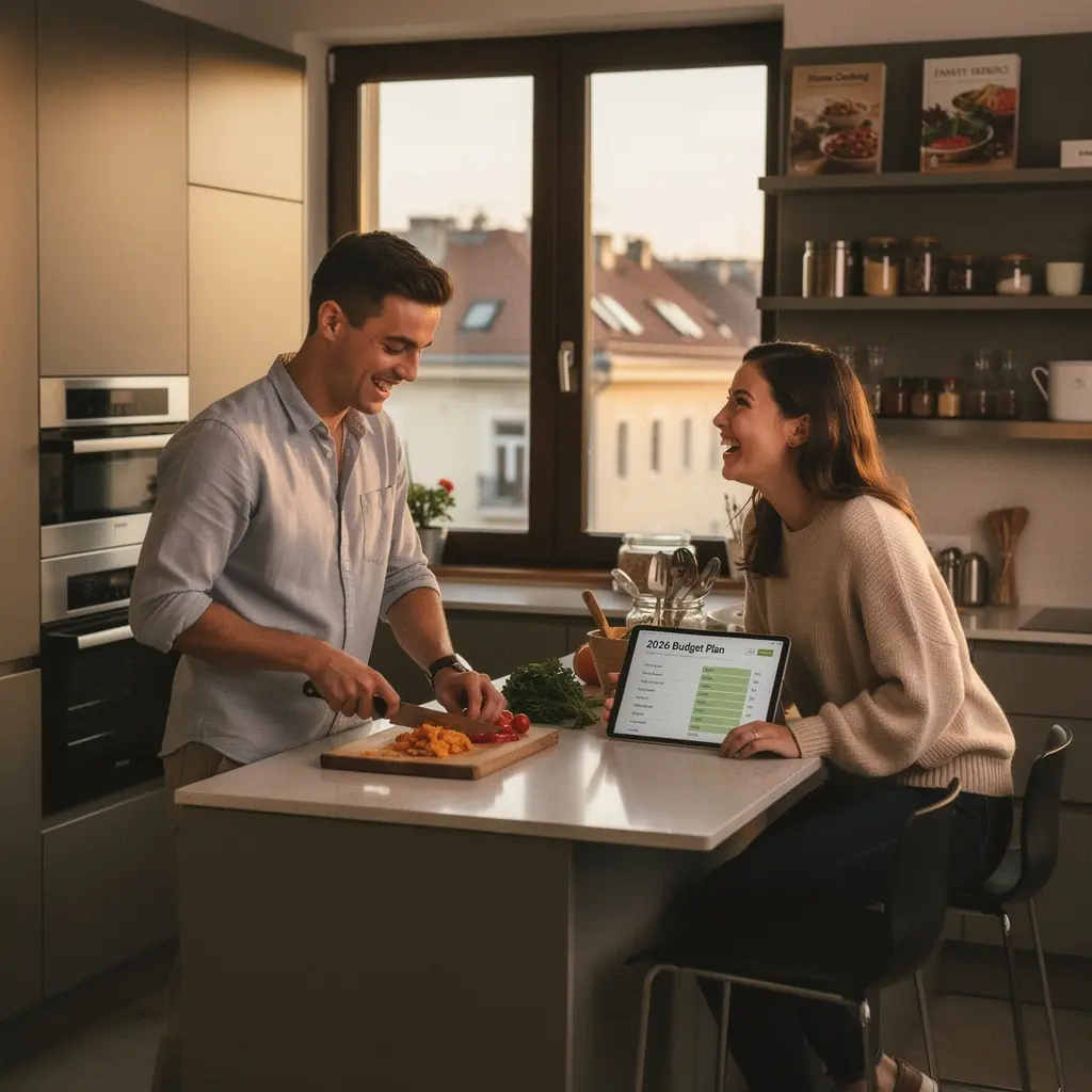 Színes grafikon a havi kiadások nyomon követéséről