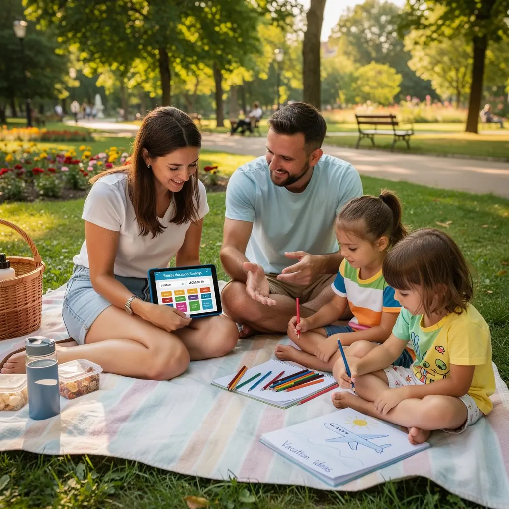 Pénzügyi rutin sablonok egy asztalon, írószerekkel